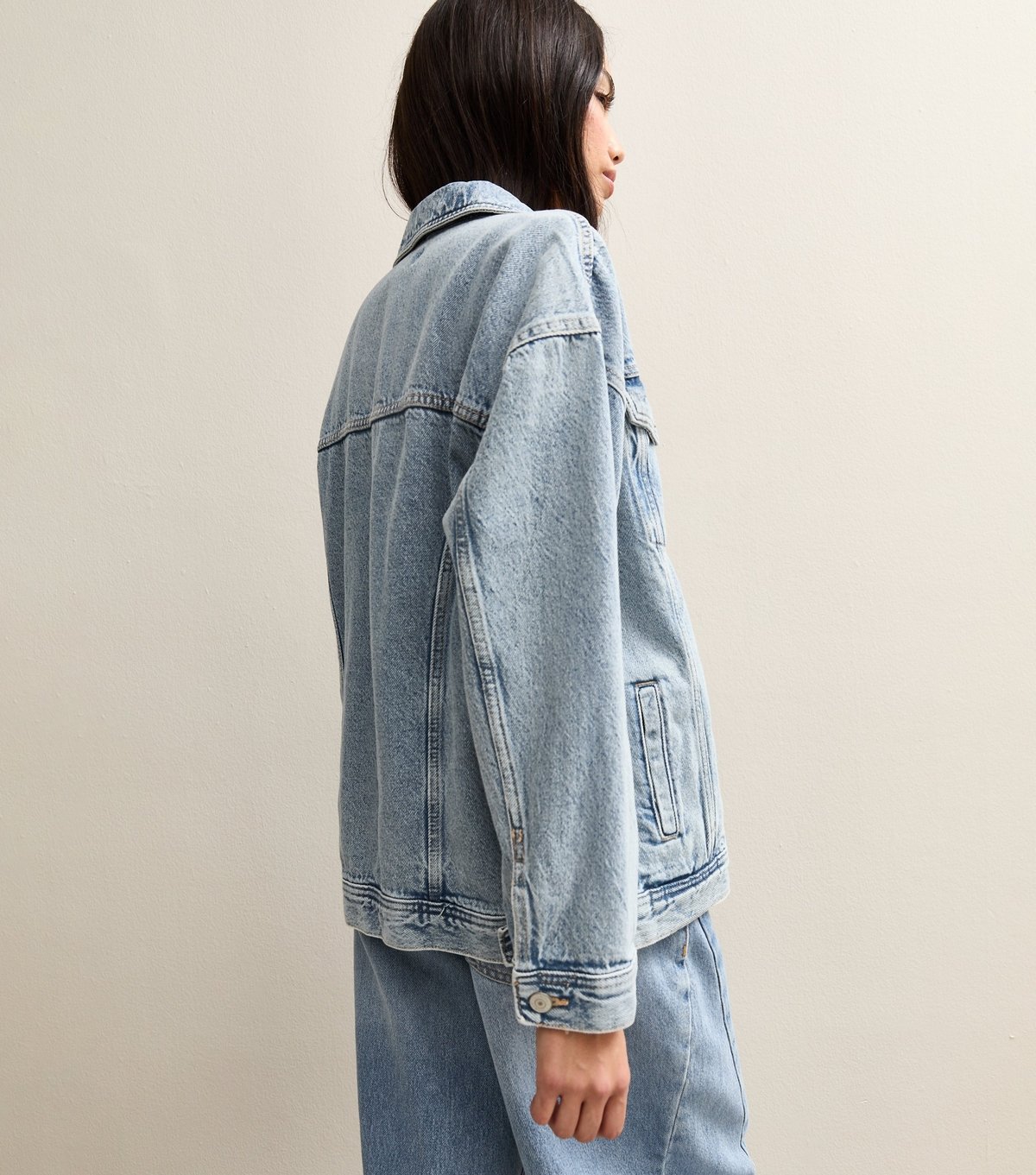 New Look Women's Blue Oversized Denim Jacket New Look - 4