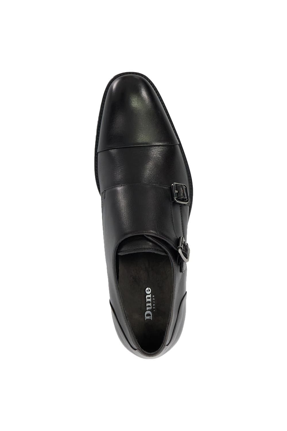 Dune London Dune London Men's 'Satchin' Leather Monk Straps in Black - 4