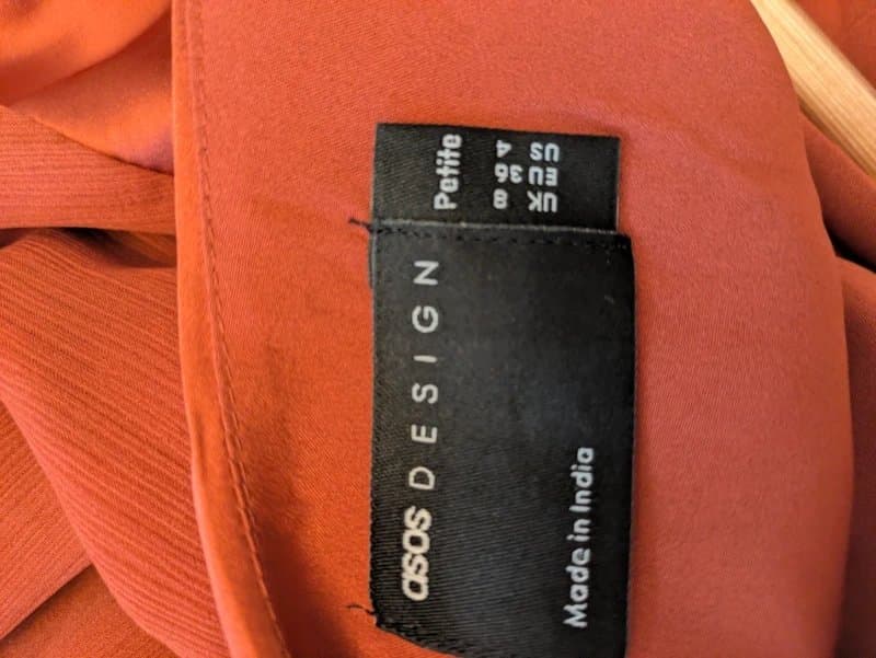 ASOS Satin slip dress size 8 petite