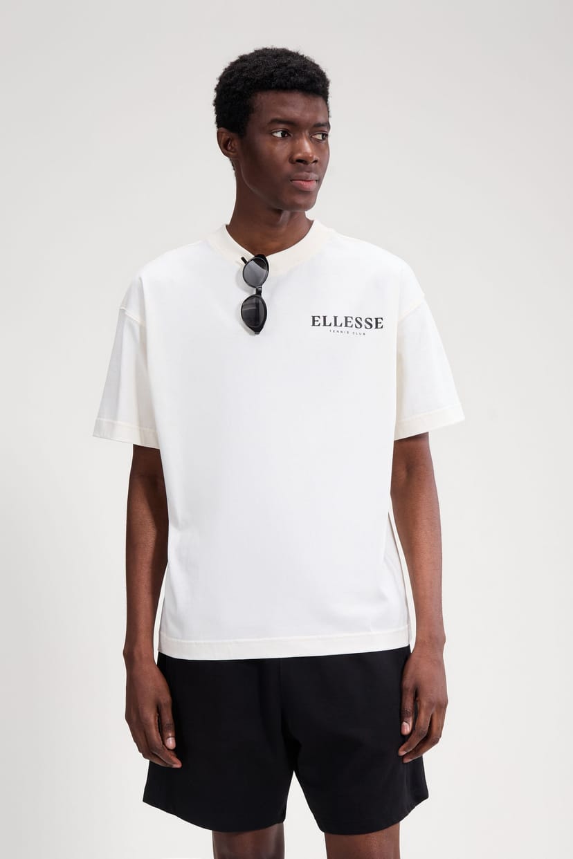 Ellesse Ellesse Men's DAL 1959 Tee in Off-White - 1