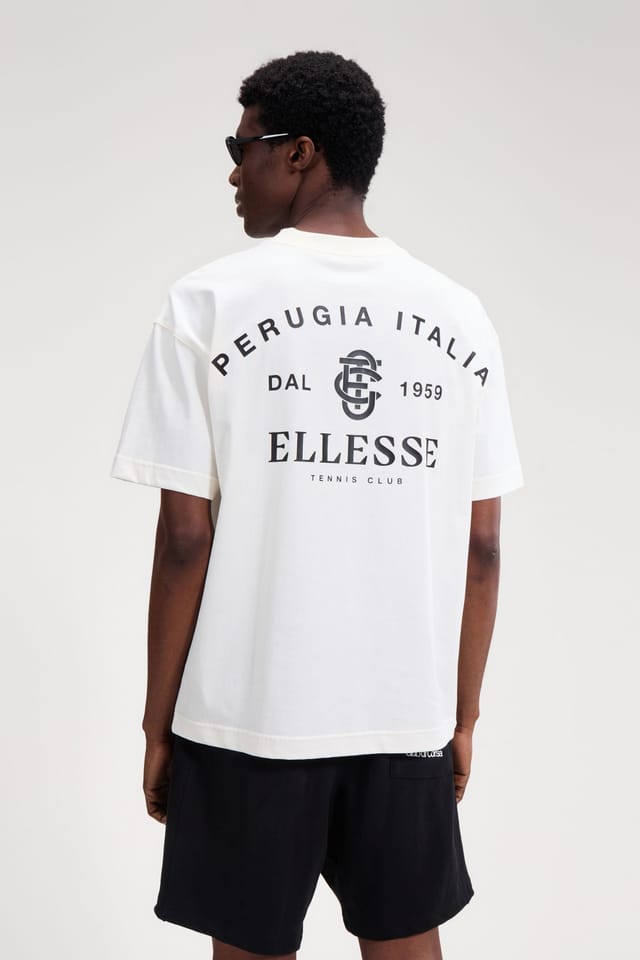 Ellesse Ellesse Men's DAL 1959 Tee in Off-White - 2