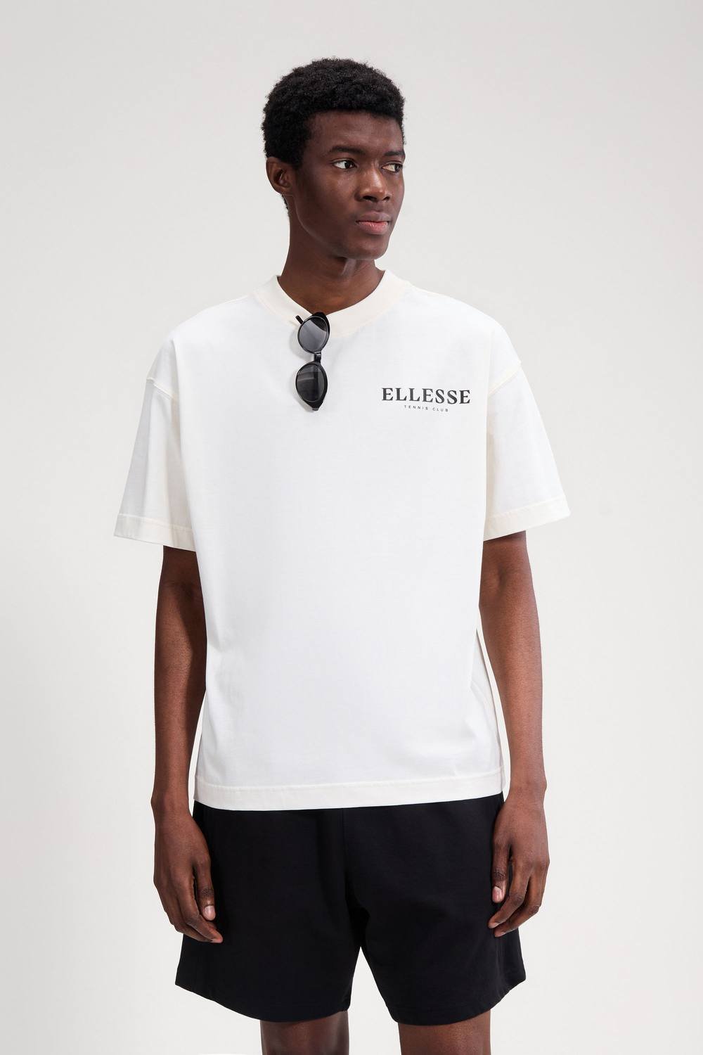 Ellesse Ellesse Men's DAL 1959 Tee in Off-White - 3
