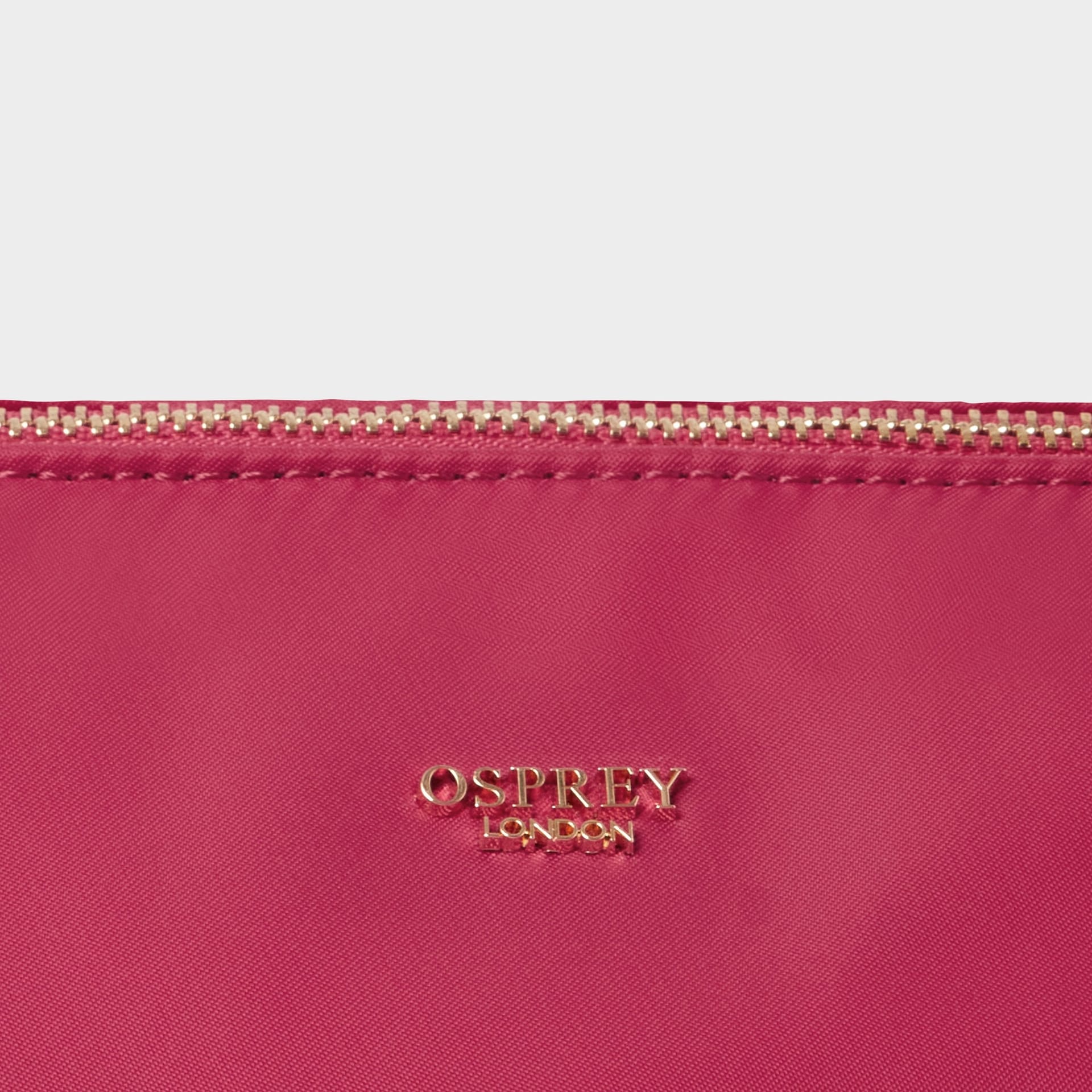 OSPREY LONDON OSPREY LONDON Women's The Voyage Nylon Weekender Bag in Raspberry - 4