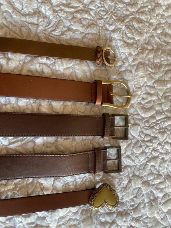 ASOS Belts ladies small-medium x 5