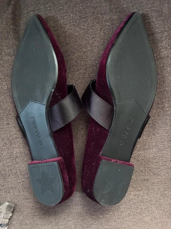 Bershka Bershka velvet flag shoes