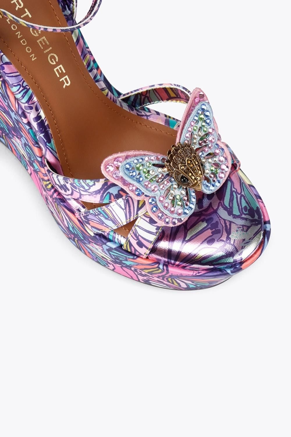 Kurt Geiger London Kurt Geiger London Women's 'Butterfly Wedge' Heels in Lilac - 4