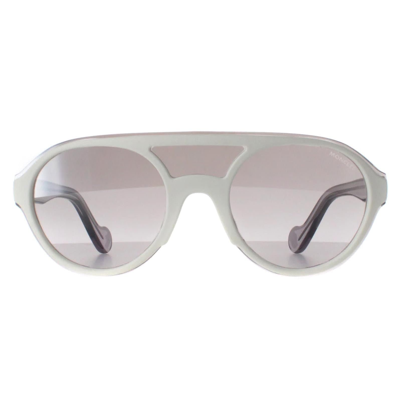 Moncler Moncler Men's Round White Transparent Grey Grey ML0052