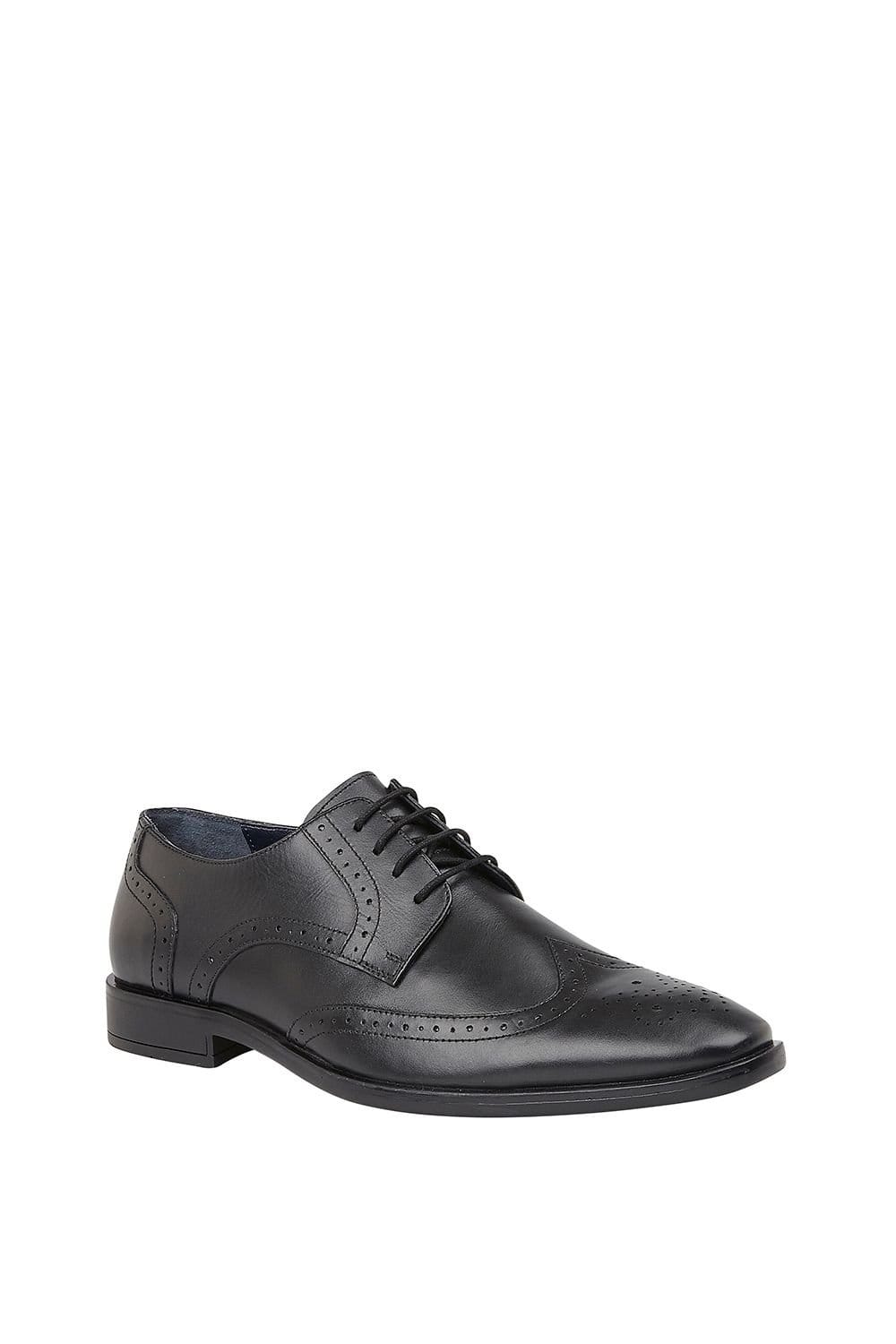 Lotus Lotus Men's 'Milton' Leather Brogues in Black - 1