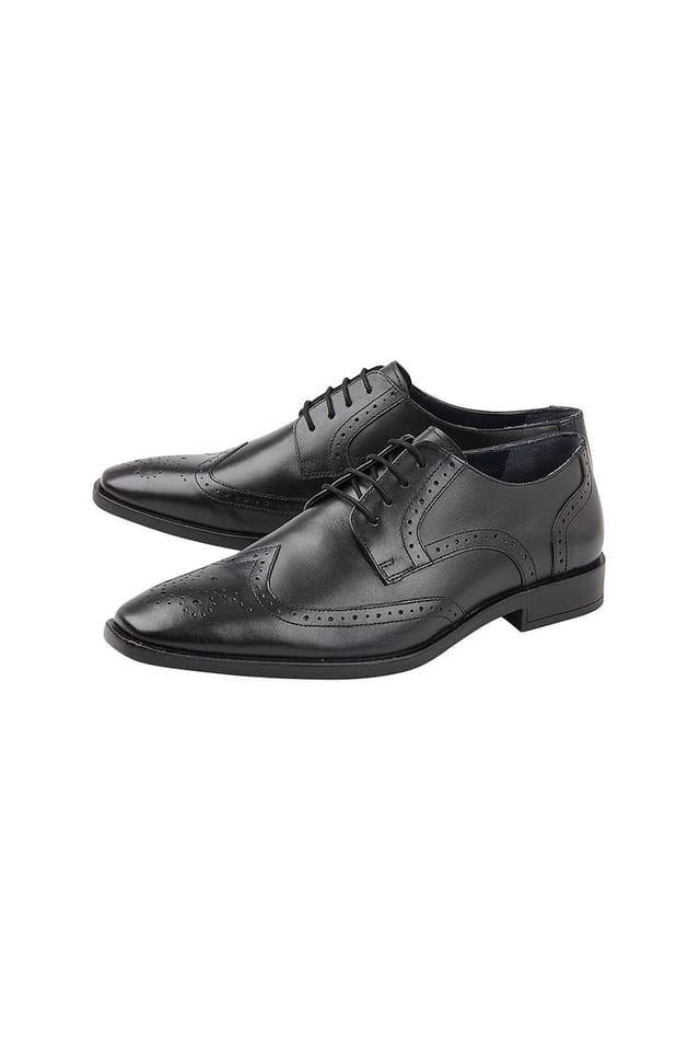 Lotus Lotus Men's 'Milton' Leather Brogues in Black - 2
