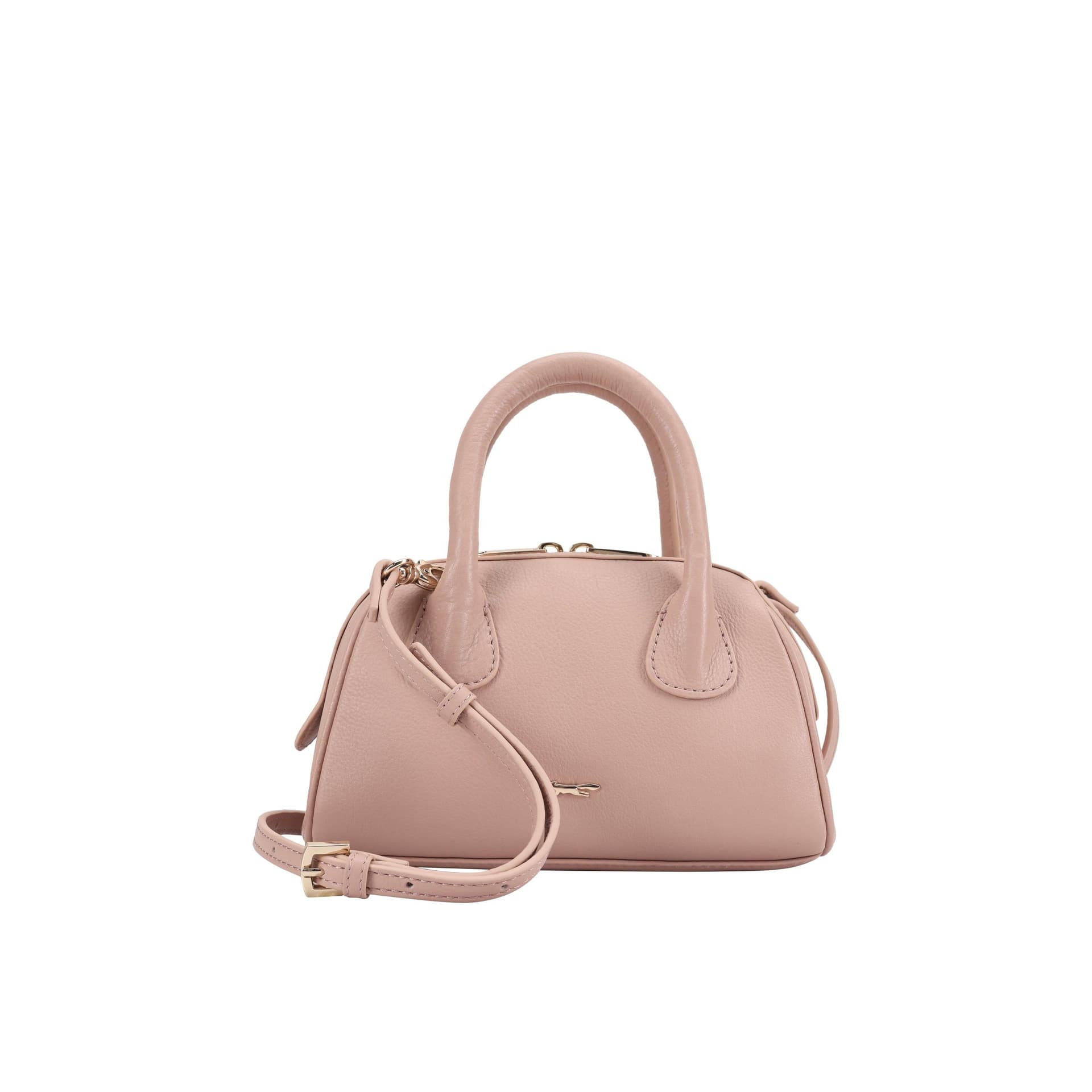 Paul Costelloe Paul Costelloe Women's Astria Leather Crossbody Bag In Dusty Pink
