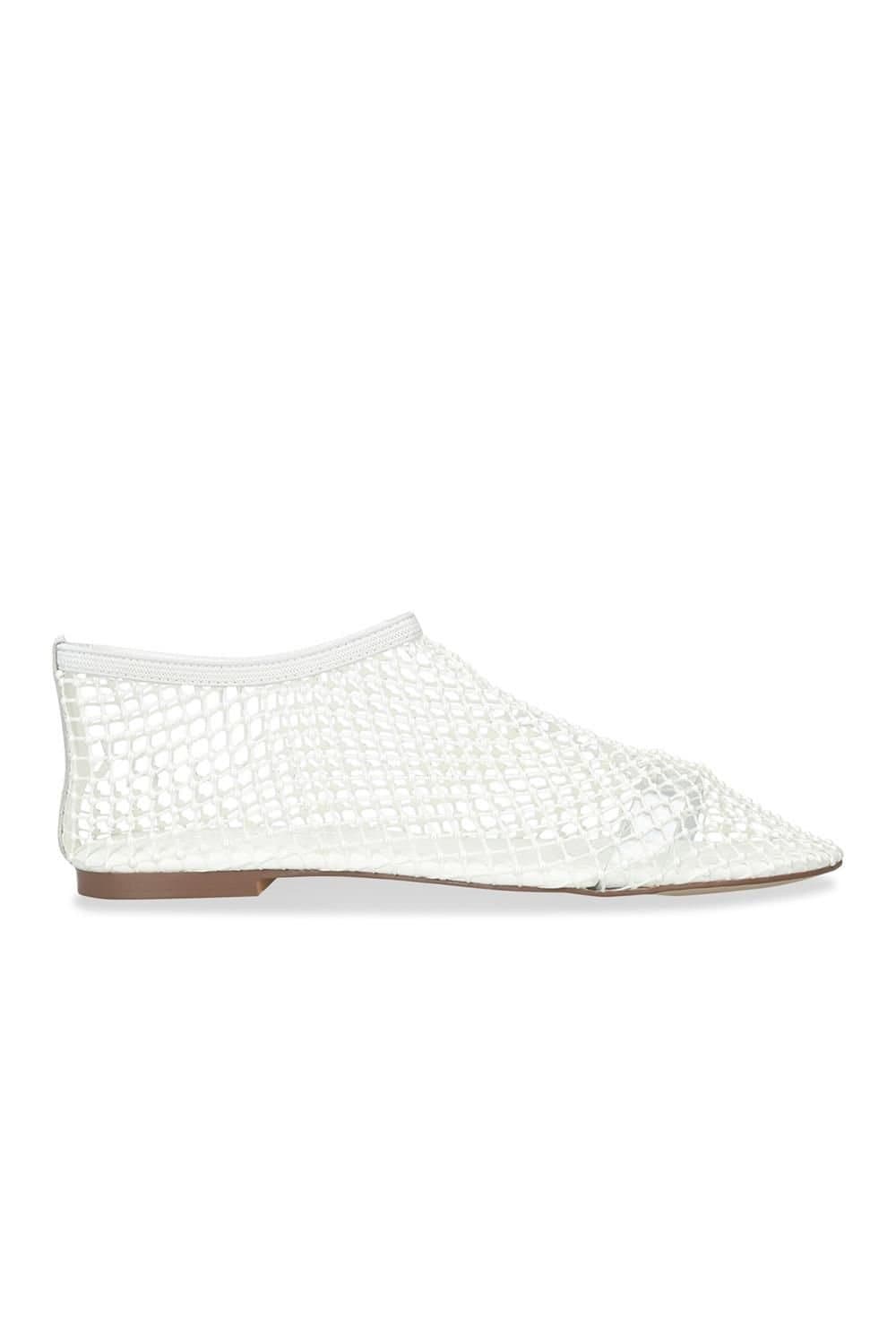 Steve Madden Steve Madden Women's 'Mino Pearl' Leather Flats In White