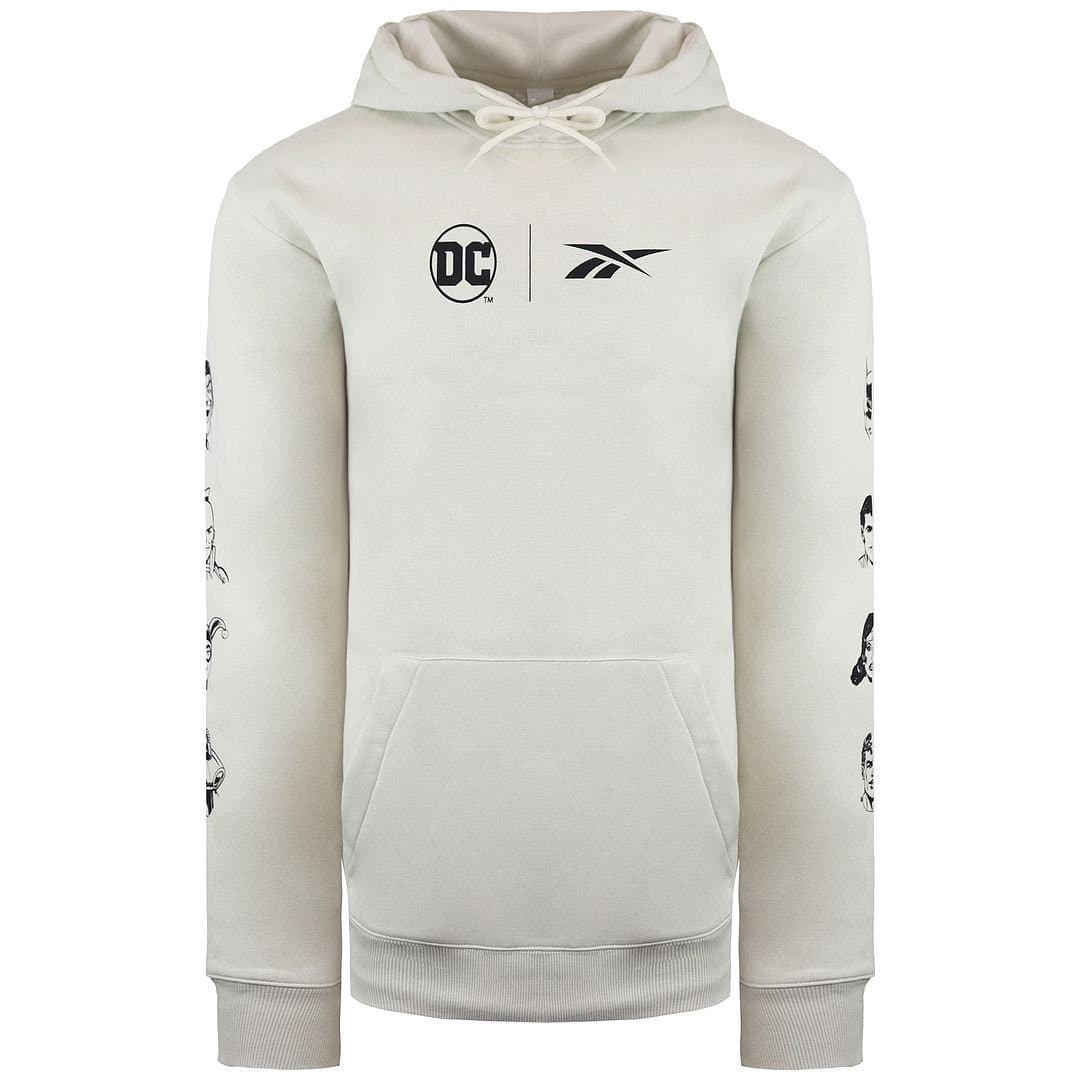 Reebok Reebok Men's DC Logo Off-White Hoodie