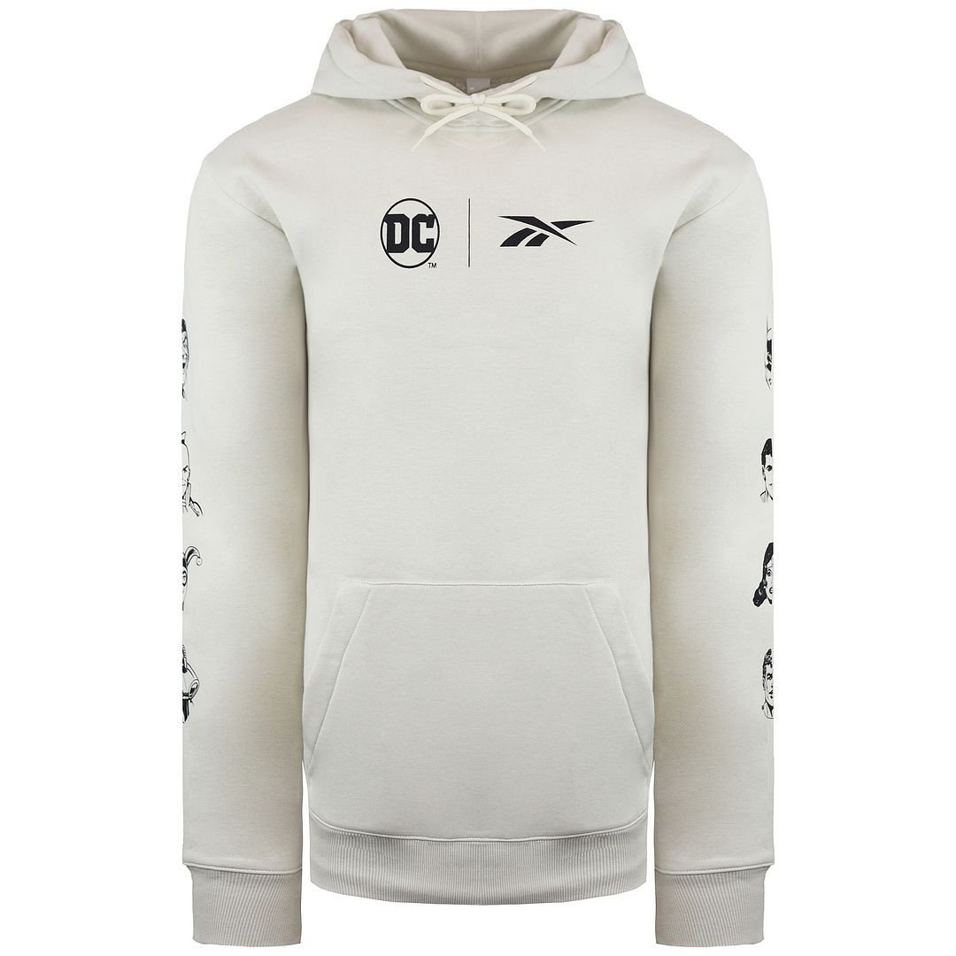 Reebok Reebok Men's DC Logo Off-White Hoodie - 2