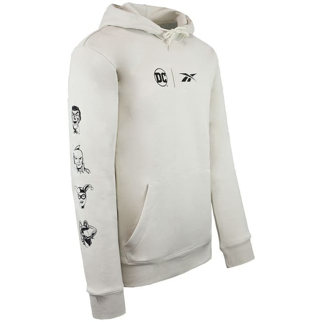Reebok Reebok Men's DC Logo Off-White Hoodie - 2