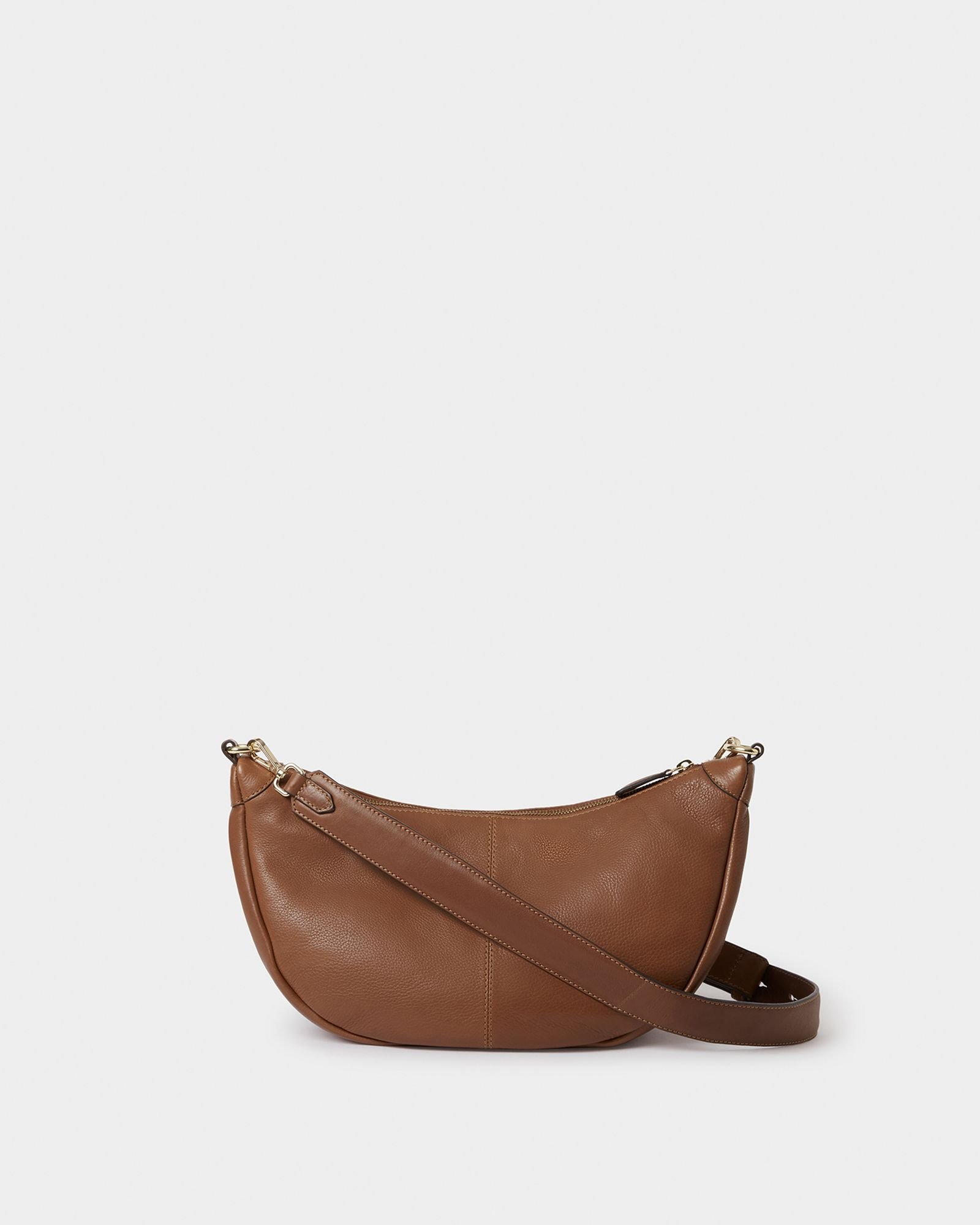 OSPREY LONDON OSPREY LONDON Women's The Oxford Leather Sling Bag in Tan - 3