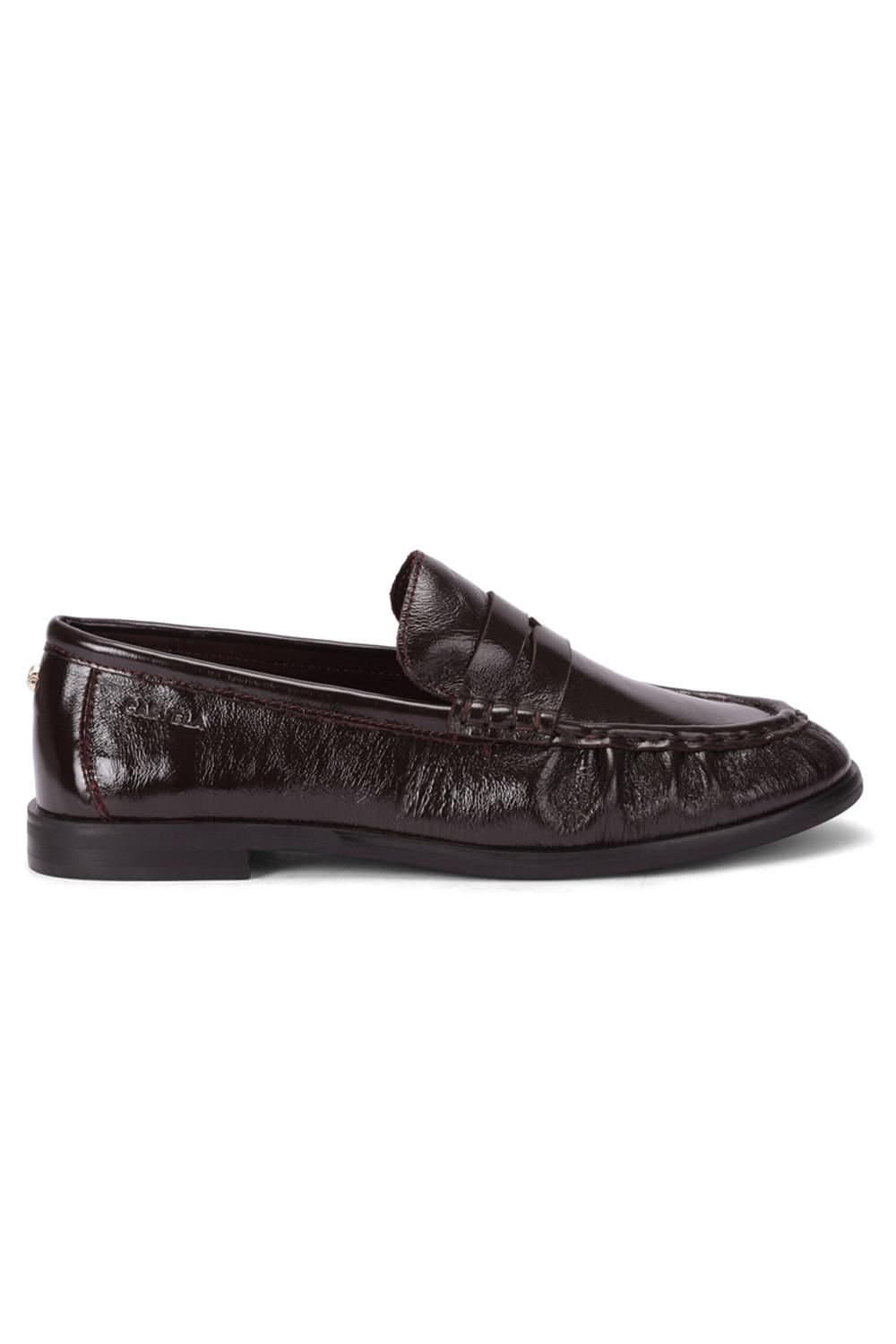 Carvela Carvela Women's 'Santi Loafer' Patent Flats in Wine