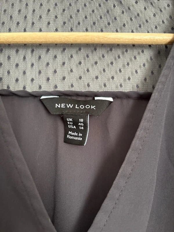 New Look Dark Gray Blouse