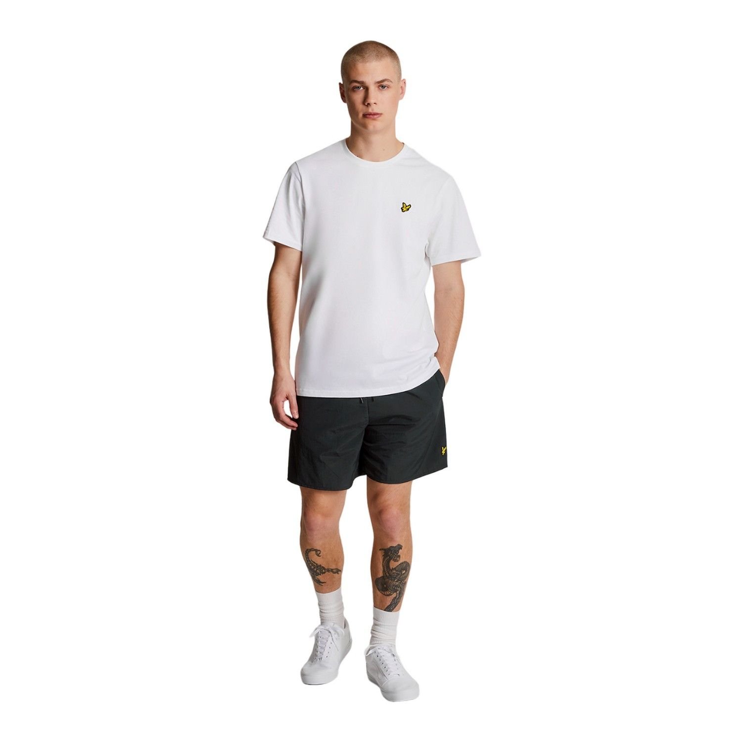 Lyle & Scott Lyle & Scott Men's Plain Swim Shorts in Black - 3