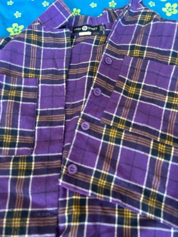 Daisy Street Purple two-piece matching set Daisy Street size 6 skirt and
