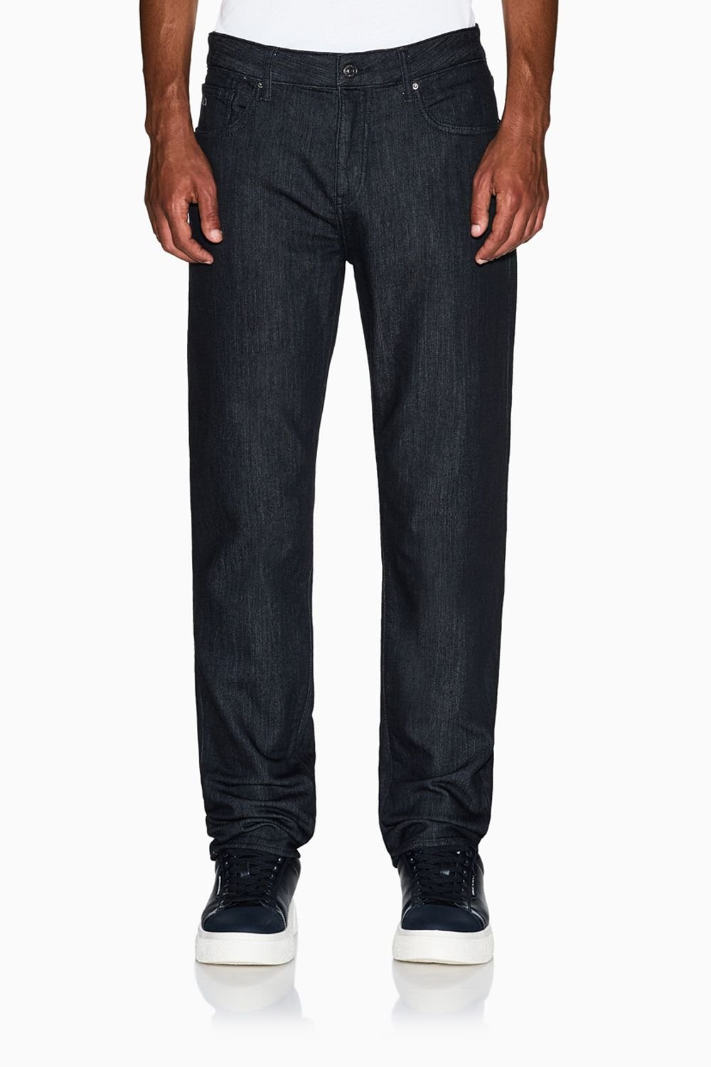 Armani Exchange Armani Exchange Men's Comfort Slim Fit Denim Black - 4