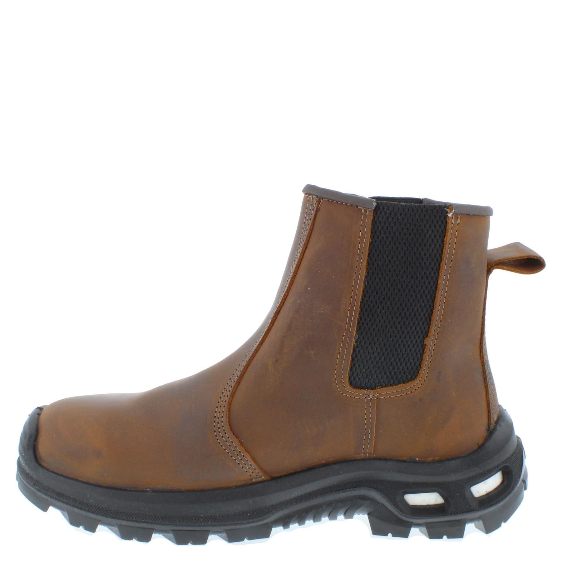 U-Power U-Power Men's Cambrian S3S ESD Leather Safety Chelsea Dealer Boots in Brown - 4