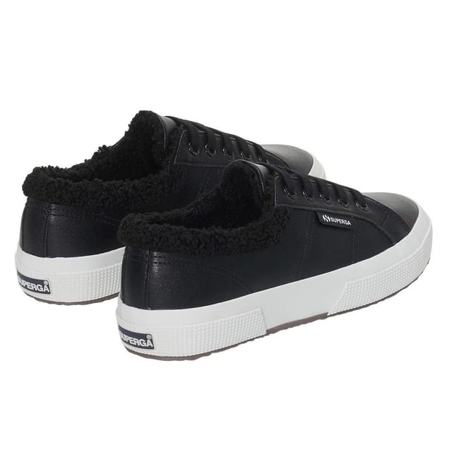Superga Superga Men's 2750 Vegan Leather Trainers in Black - 2