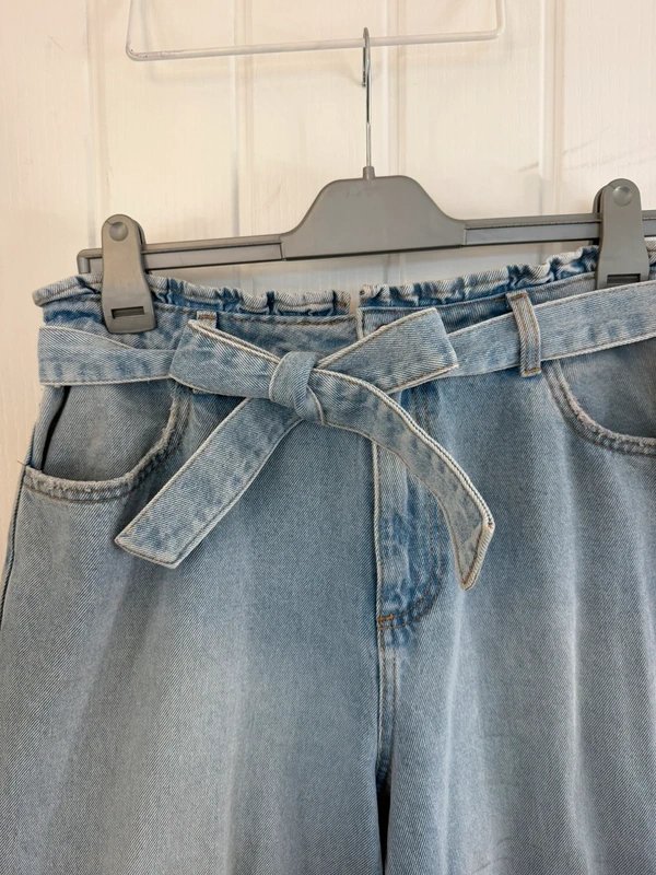 New Look New Look ‘Paperbag’ Denim Jeans - 1