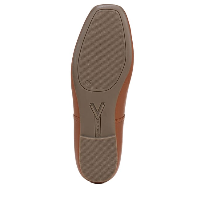 Vionic Vionic Women's Orinda Skimmer Ballerina Shoe in Brown - 3