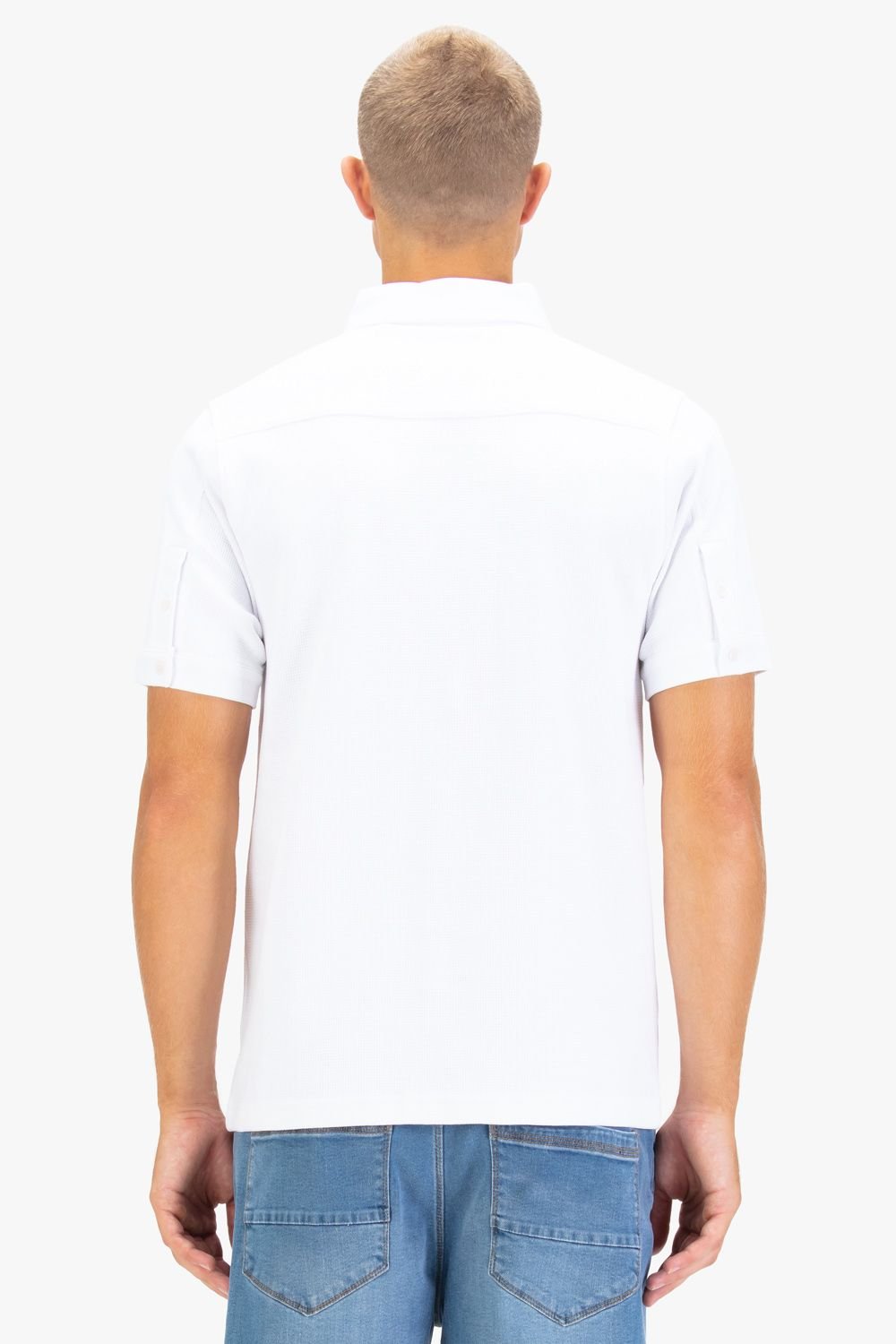 Luke 1977 Luke 1977 Men's New Larry Textured Polo in White - 2