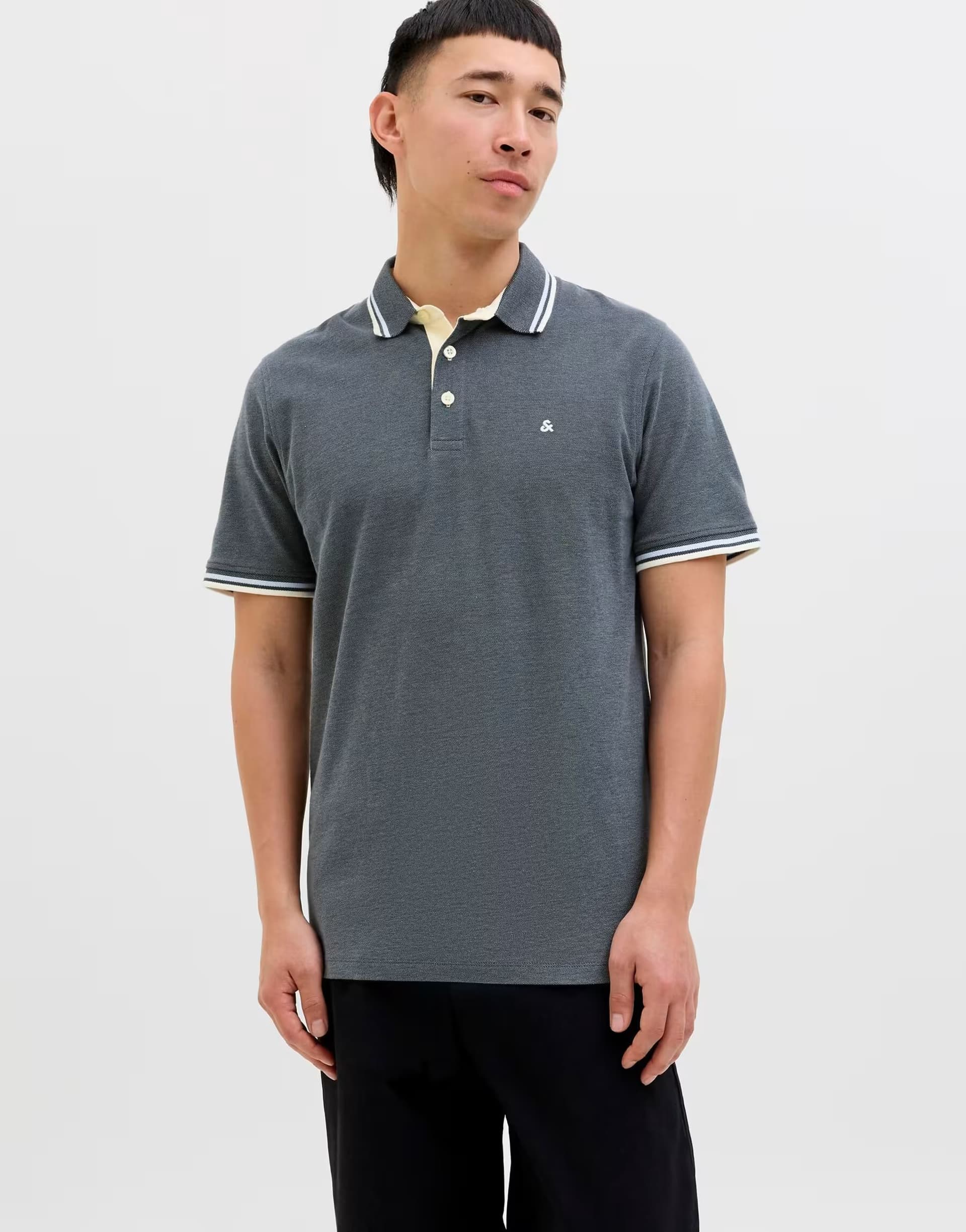ASOS Jack & Jones Polo in stormy weather