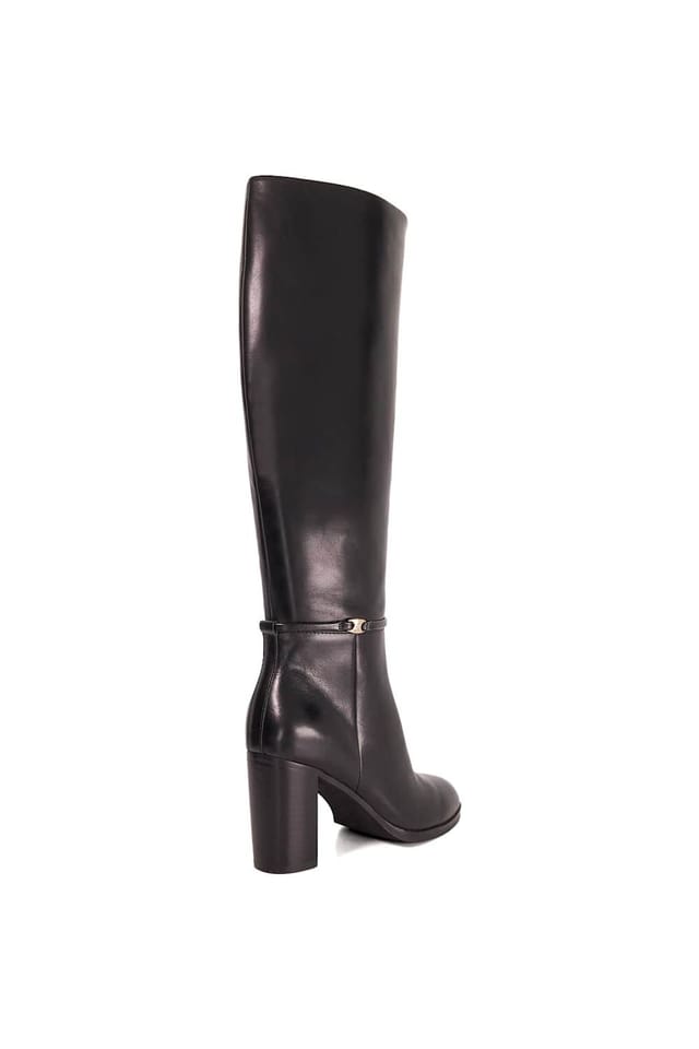Dune London Dune London Women's 'Starlling' Leather Knee High Boots in Black - 3