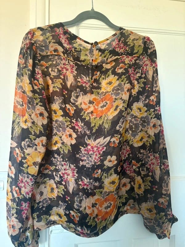 Topshop Topshop chiffon blouse. Size 10 - 1