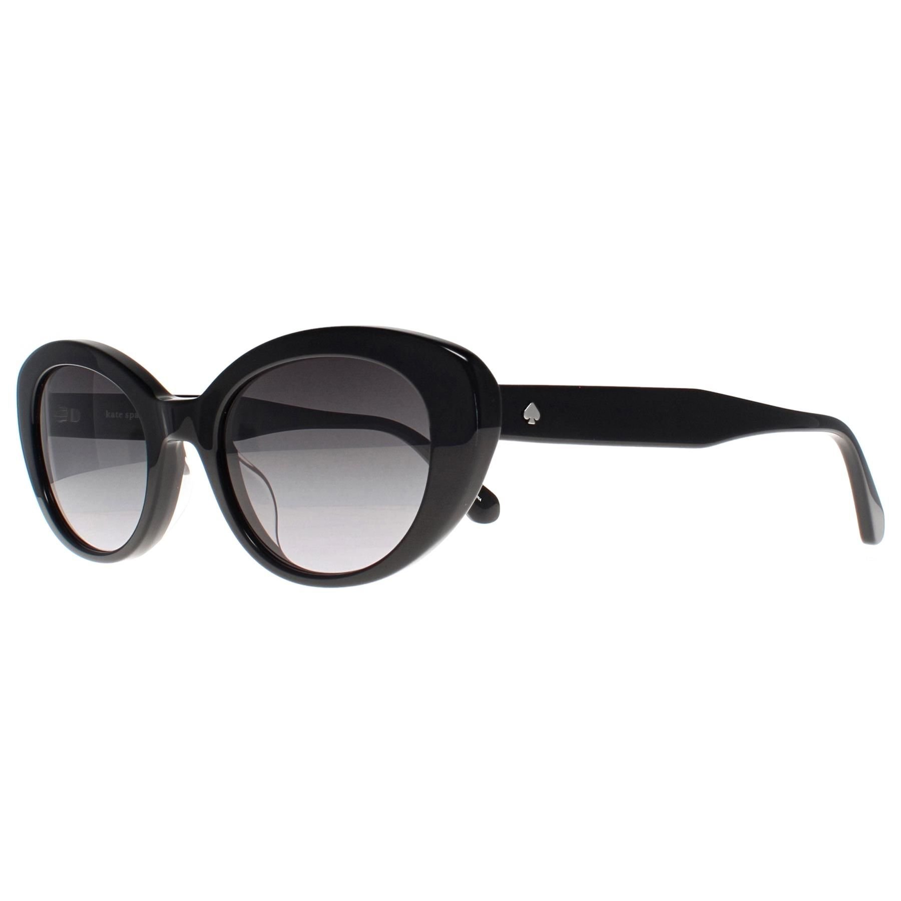 Kate Spade Kate Spade Women's Oval Black Grey Gradient Crystal/S Sunglasses - 2