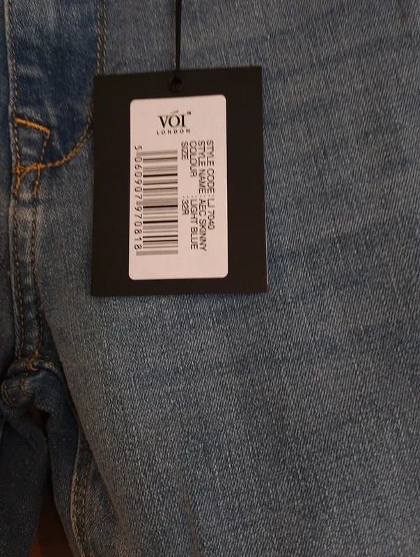 Voi Jeans Mens VOI London brand new with label slim fit jeans W32 L32