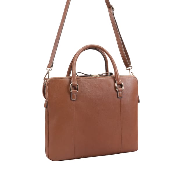 Paul Costelloe Paul Costelloe Women's Lucy Leather Multi Way Bag in Brown - 2