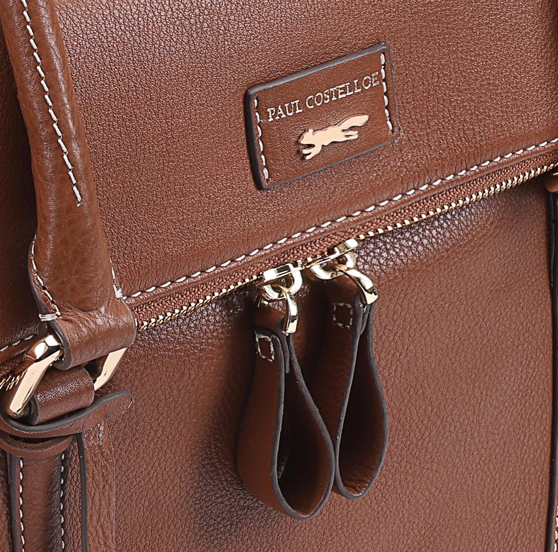 Paul Costelloe Paul Costelloe Women's Lucy Leather Multi Way Bag in Brown - 4