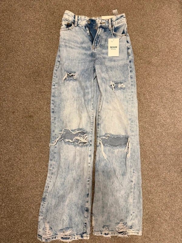 Bershka Bershka Blue Straight Jeans