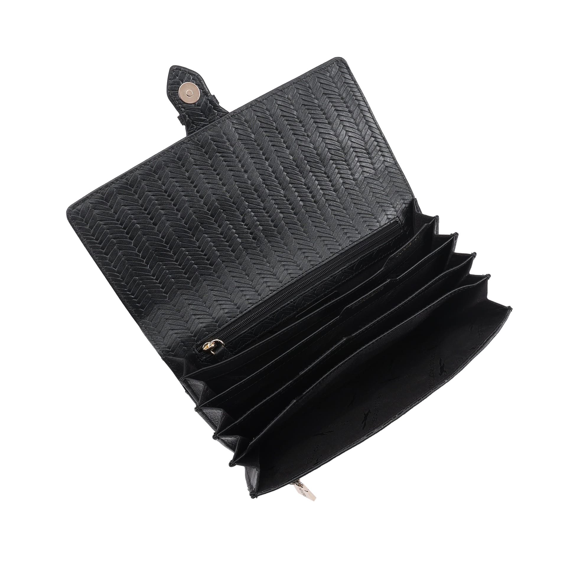 Paul Costelloe Paul Costelloe Women's Sanya Leather Travel Organiser/Purse in Jet Black - 4