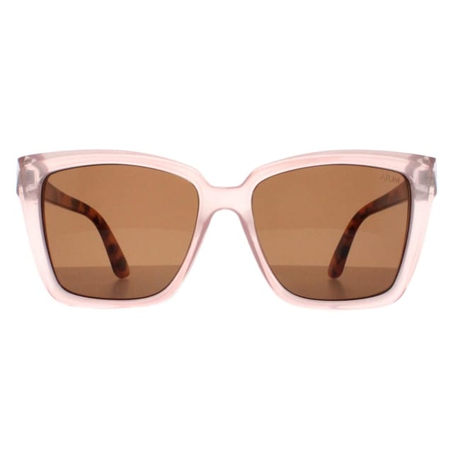 Atum Atum Women's Square Shiny Transparent Pink Brown Gradient Eden - 2