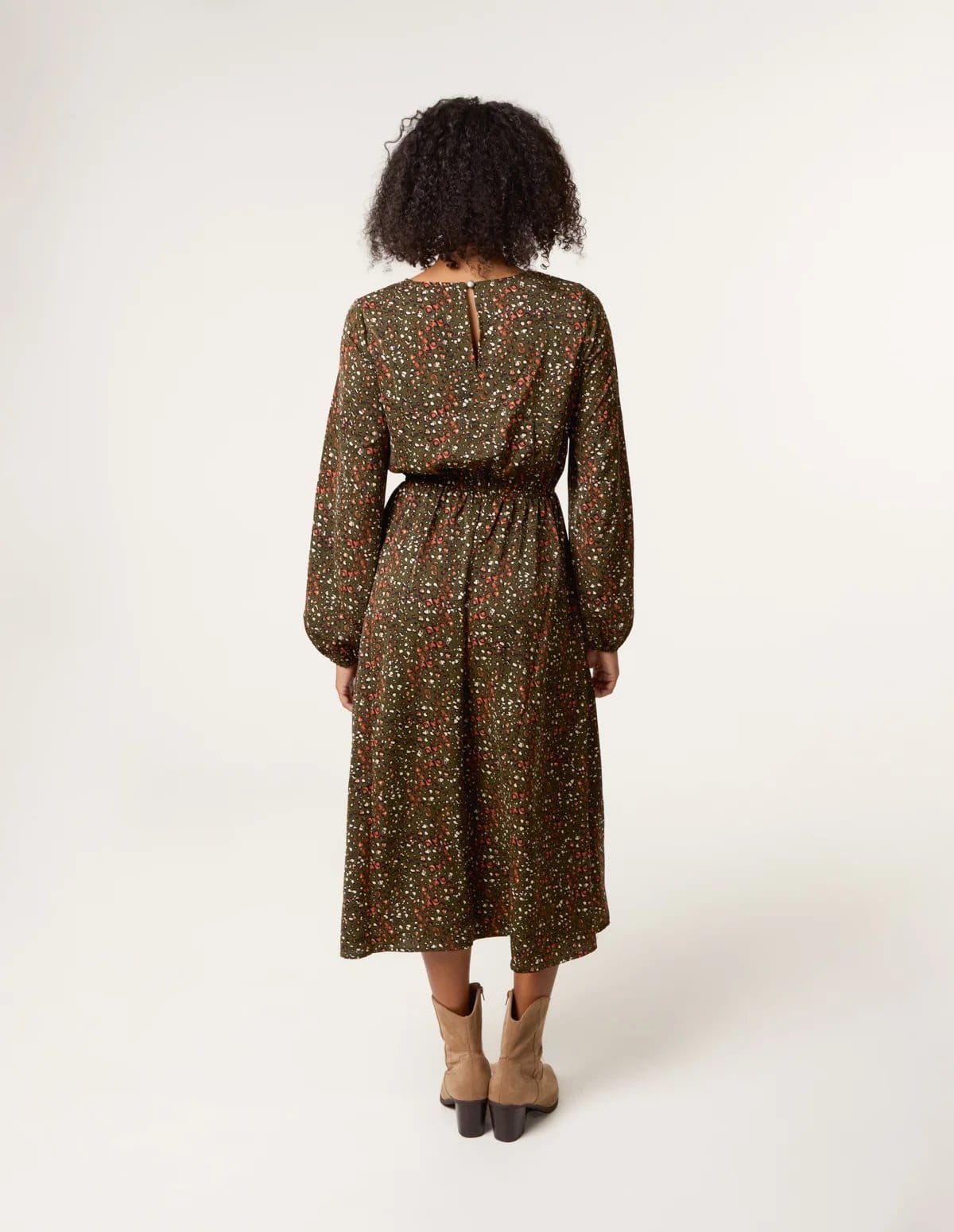 Blue Vanilla Animal Print Midi Dress - 4