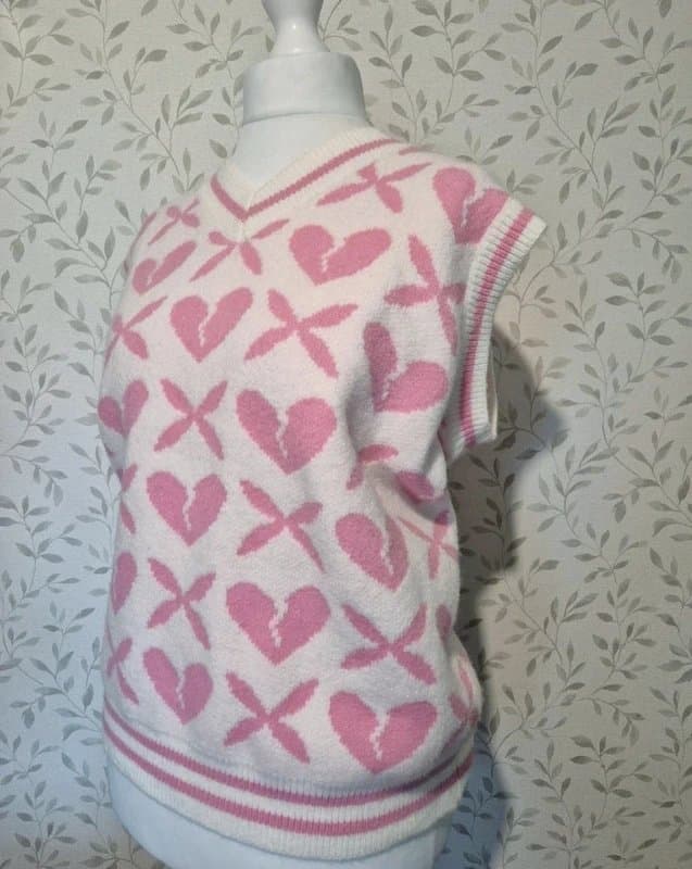 Cider Cider.  Sleeveless, oversized jumper. Size 14.