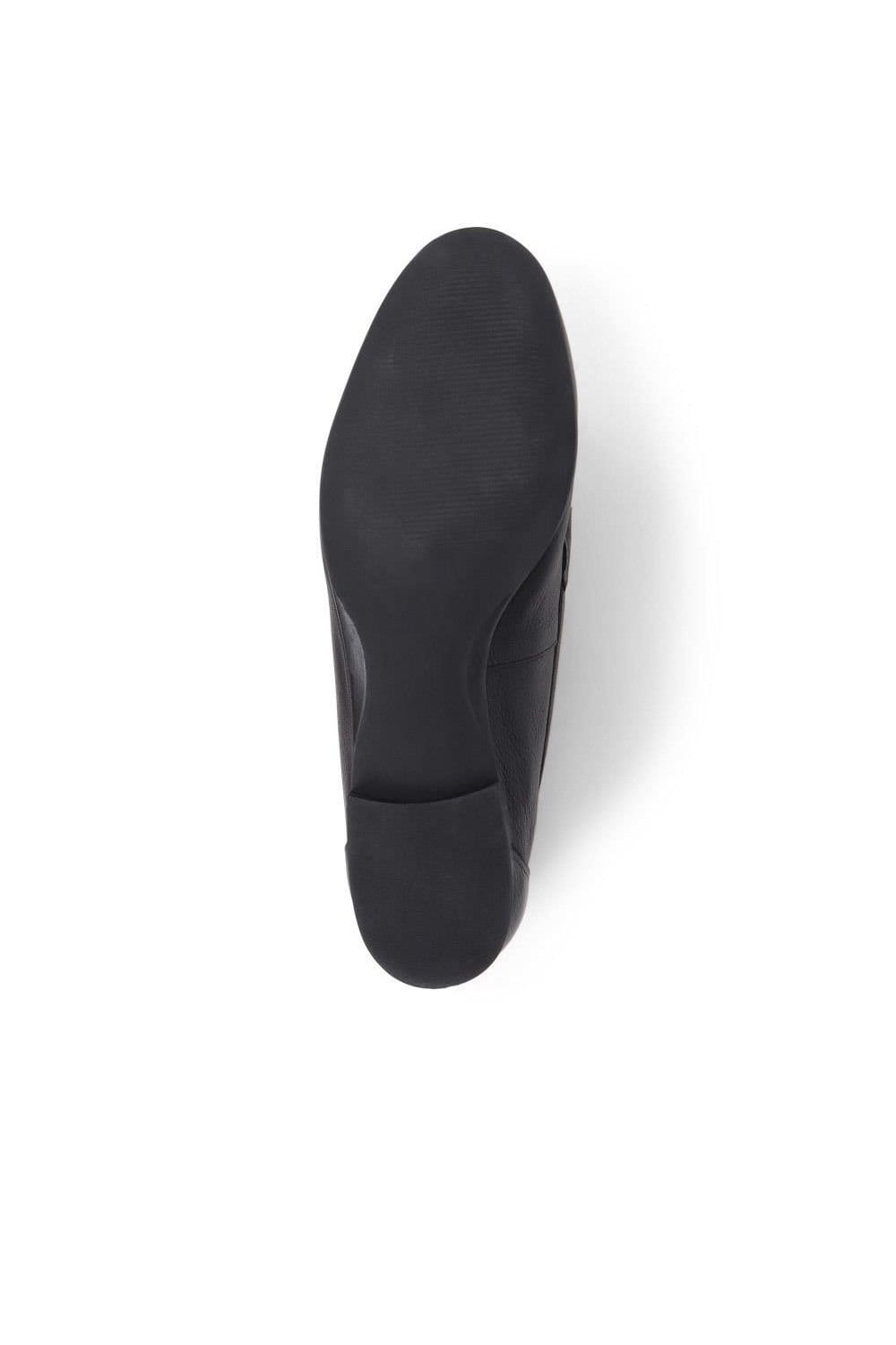 Jones Bootmaker Jones Bootmaker Women's Hana Leather Loafers in Black - 4