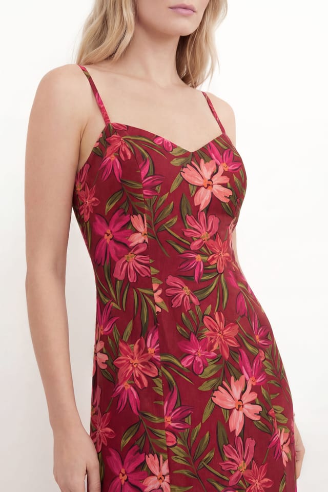 Anaya with Love Anaya with Love Women's Floral Cami Ruffle Maxi Dress - 3