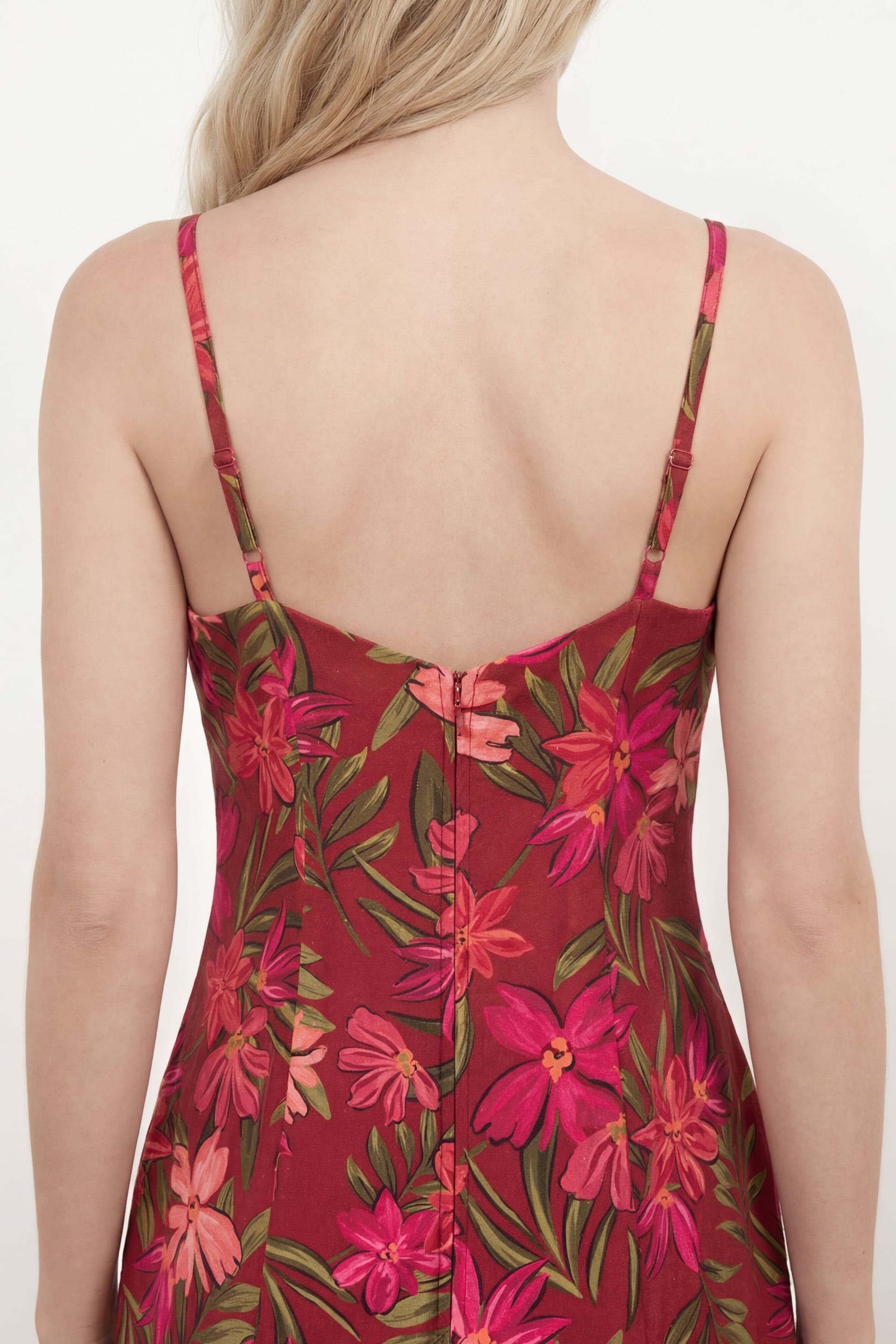 Anaya with Love Anaya with Love Women's Floral Cami Ruffle Maxi Dress - 4