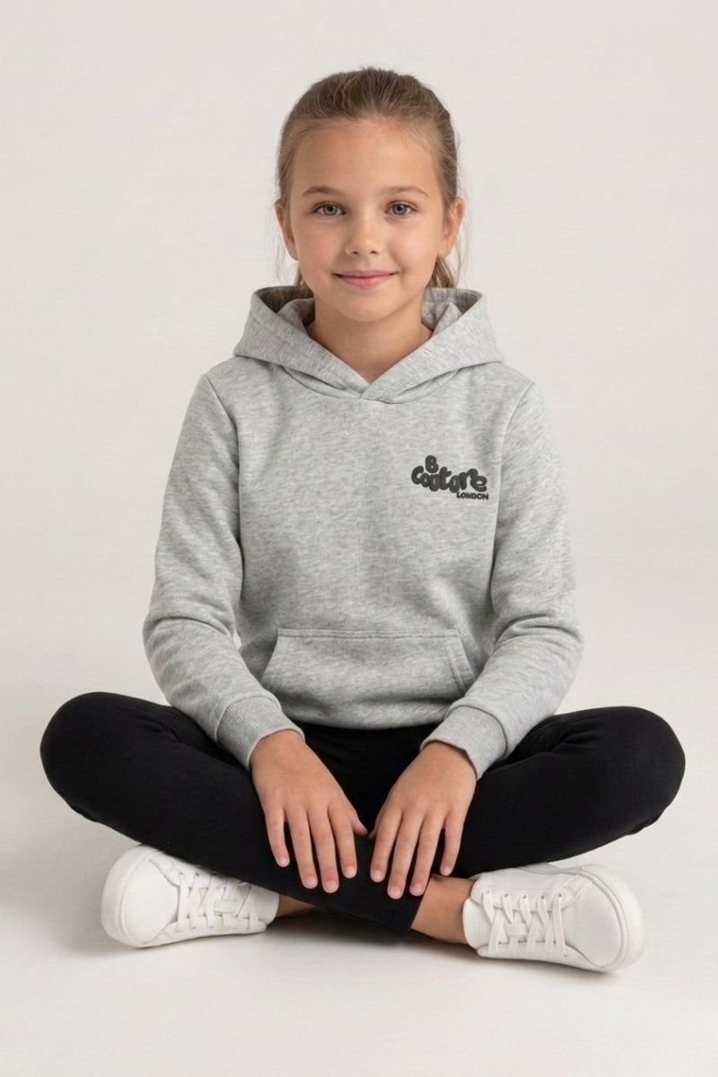 BCouture BCouture Women's Leggings & Hoodie Set in Light Grey - 3