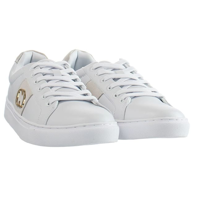Criminal Damage Criminal Damage Men's Drift Lace-Up Synthetic Trainers in White - 2