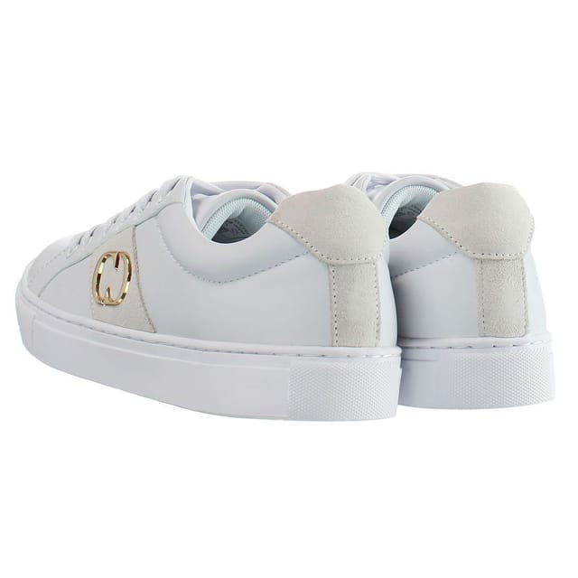 Criminal Damage Criminal Damage Men's Drift Lace-Up Synthetic Trainers in White - 3