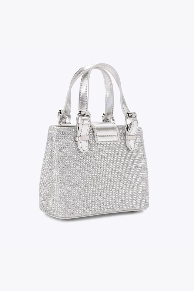 Carvela Carvela Women's 'Maria Disco Micro' Bag in Silver - 3