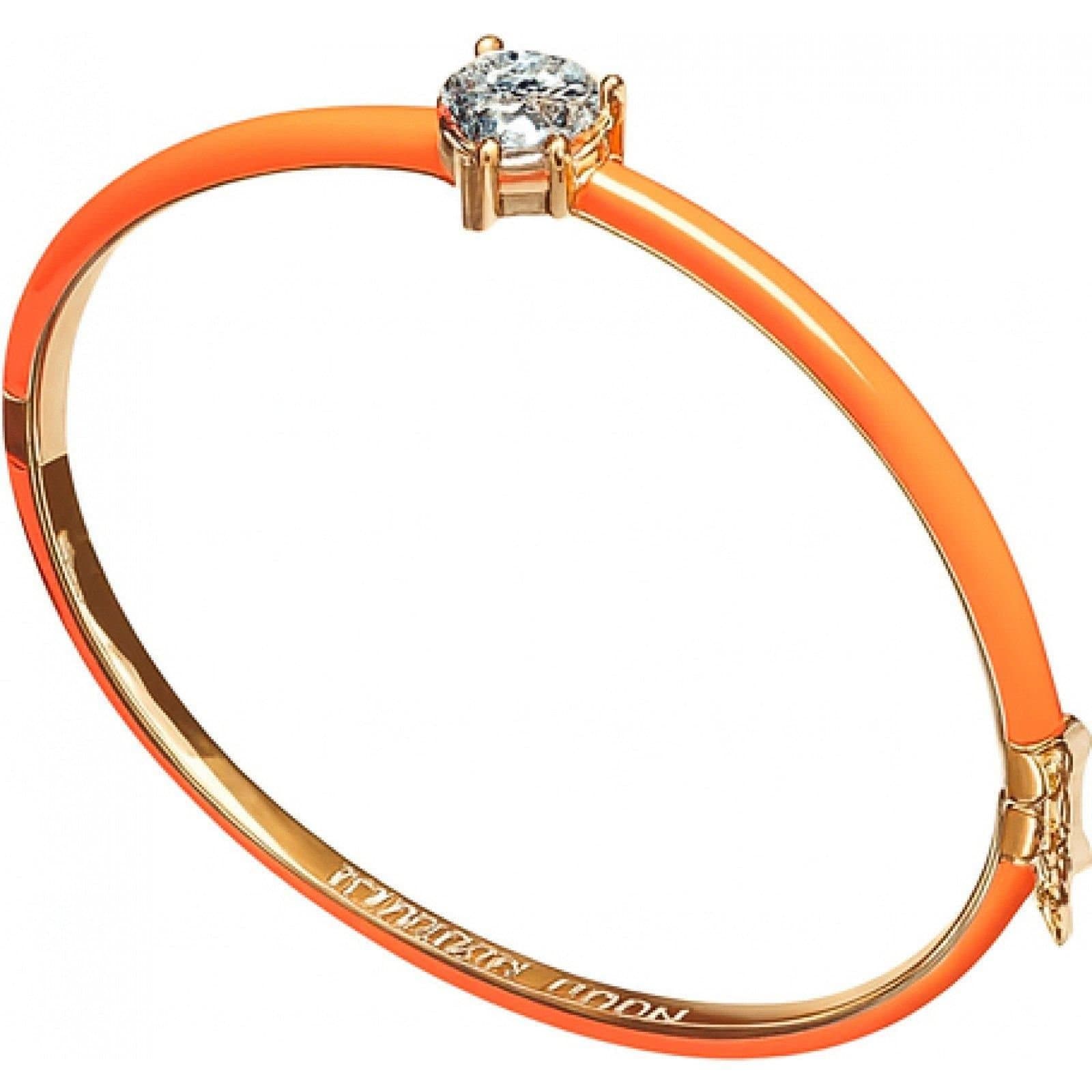Chiara Ferragni Chiara Ferragni Orange Enamel Bangle with Diamond