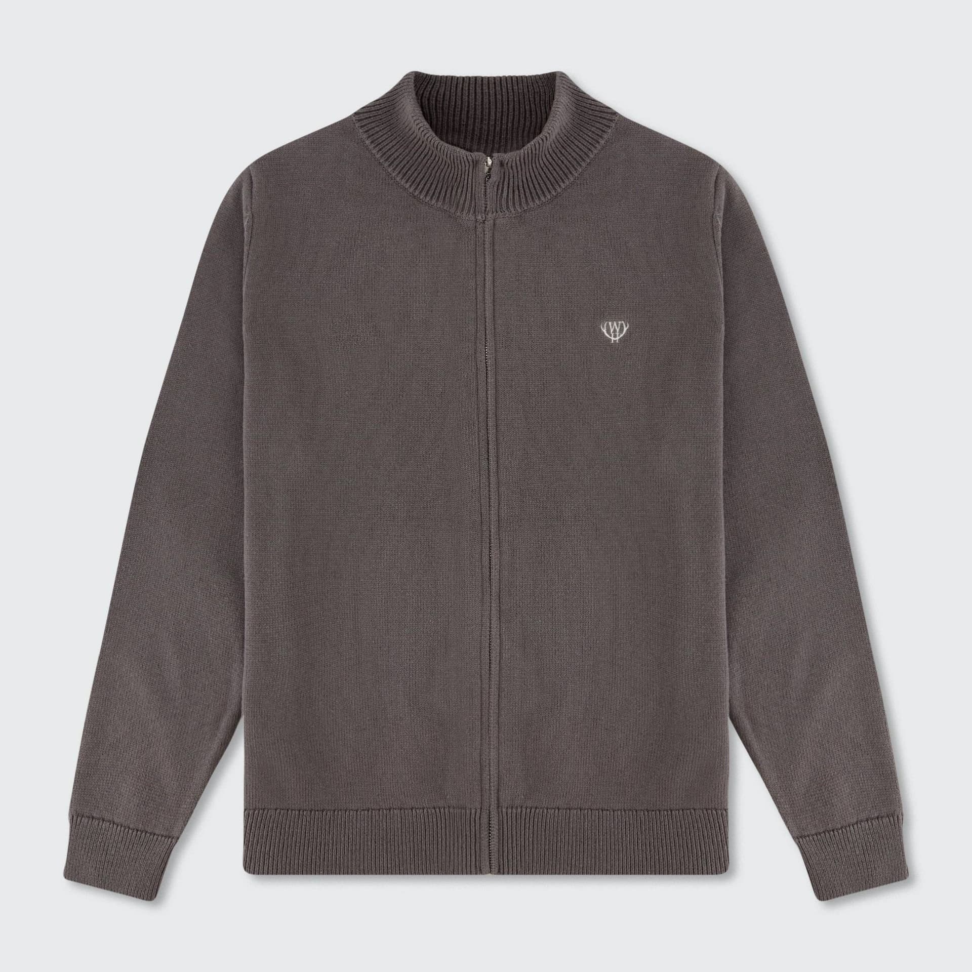 Walker & Hunt Walker & Hunt Men's Ashbury Full Zip in Grey